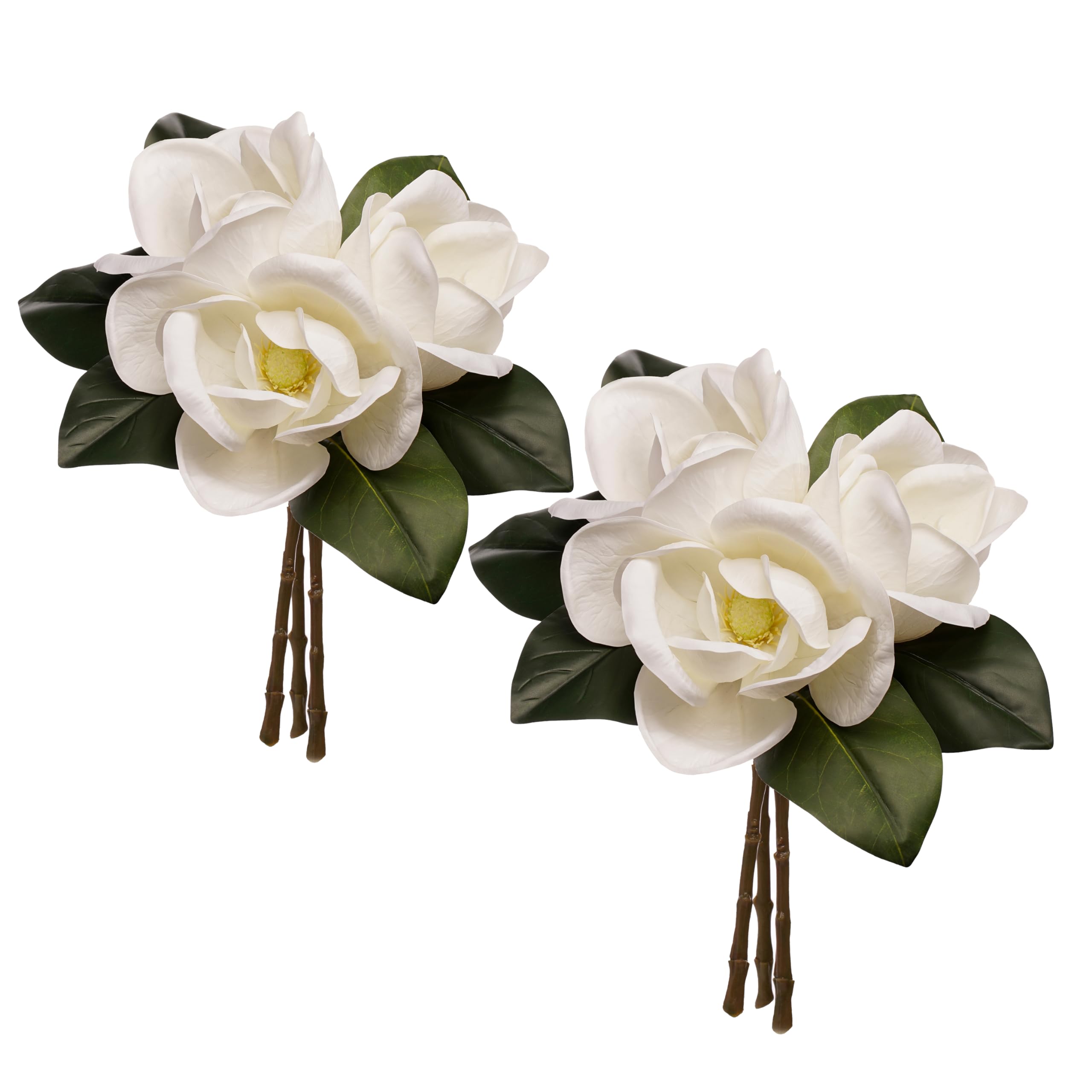FlorisDecor real touch magnolia 6-inch bloom for realistic vase displays