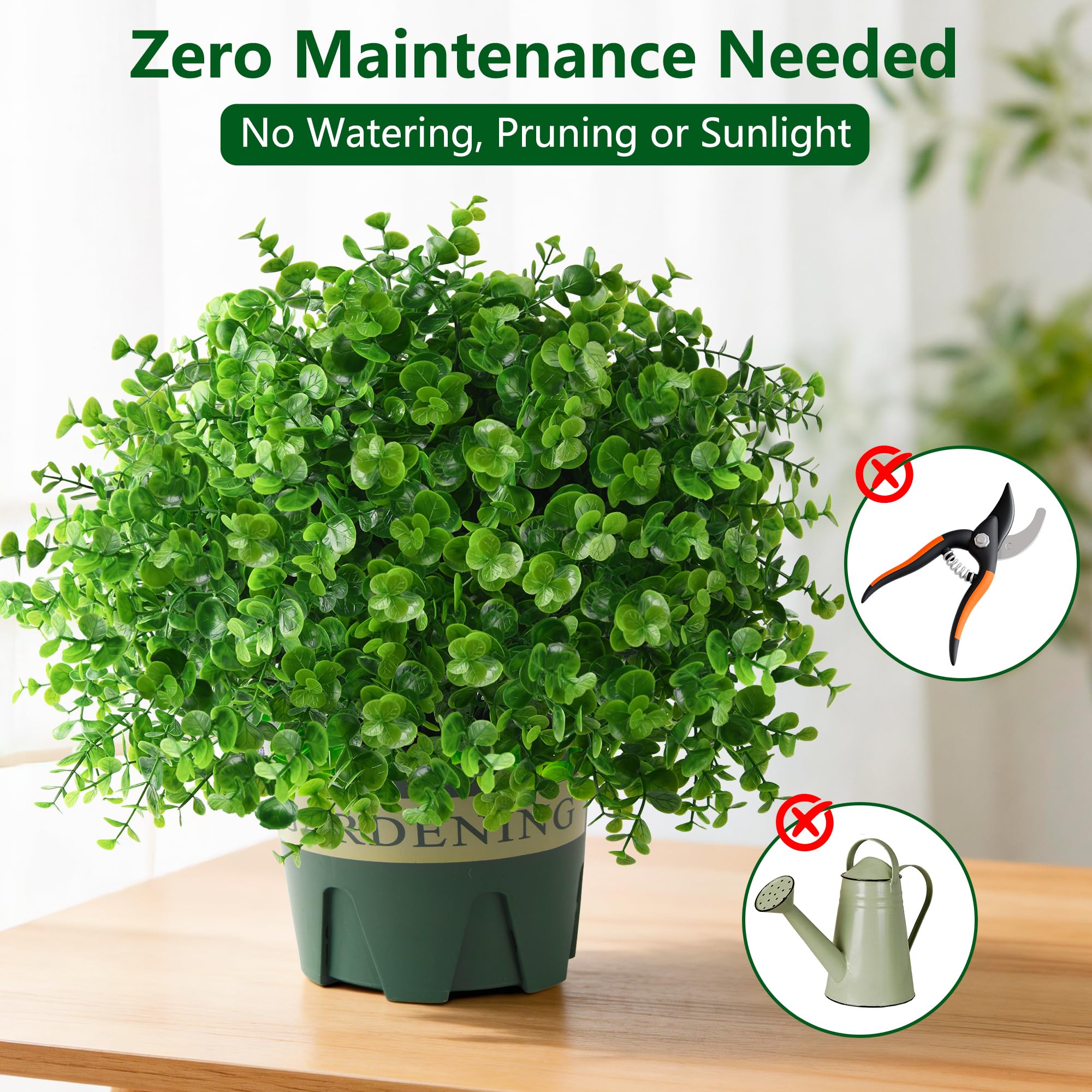 Florisso boxwood topiary for porch and garden accents.