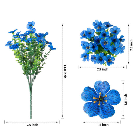 Florisso lifelike artificial daisies for year-round decor.