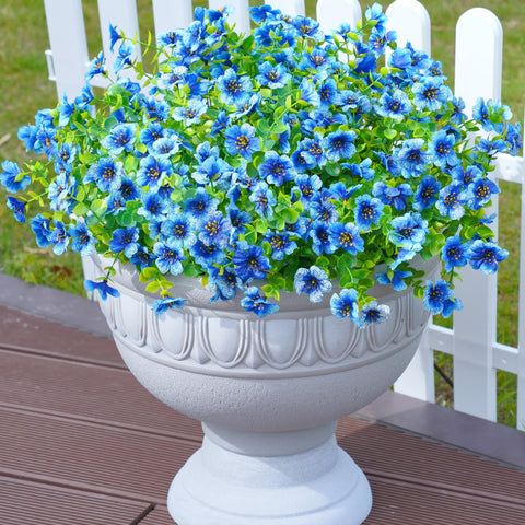 Florisso daisy branches made with durable materials withstand outdoor weather.