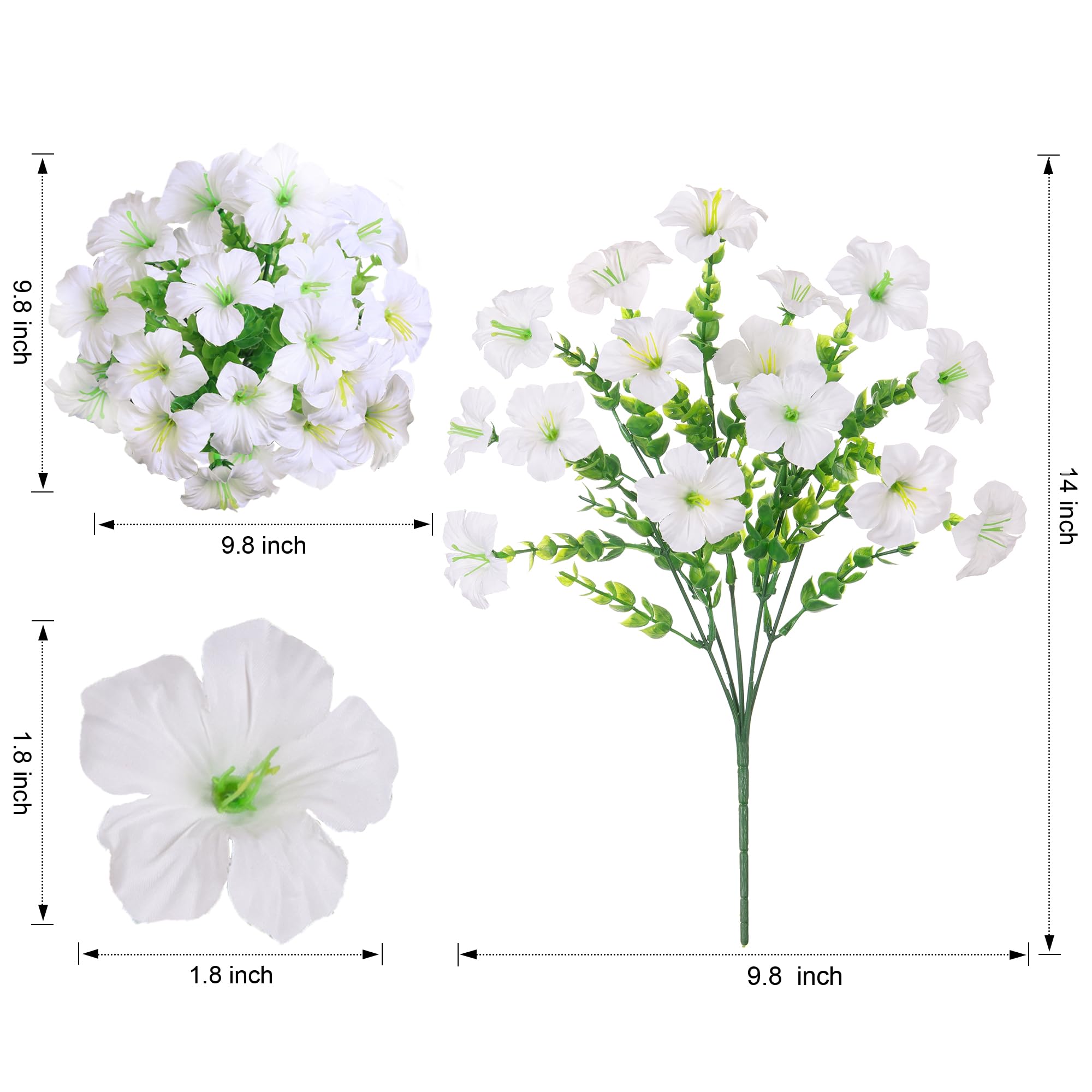 Florisso silk flowers withstand rain thanks to waterproof materials.