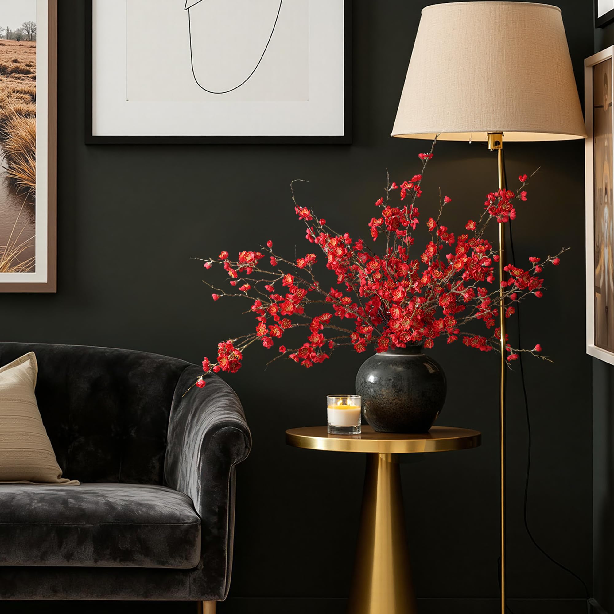 Florisso lightweight silk cherry blossom branch for quick styling