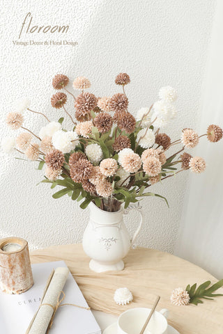 Floroom mini chrysanthemums stems for DIY bouquets, easy to bend and shape.