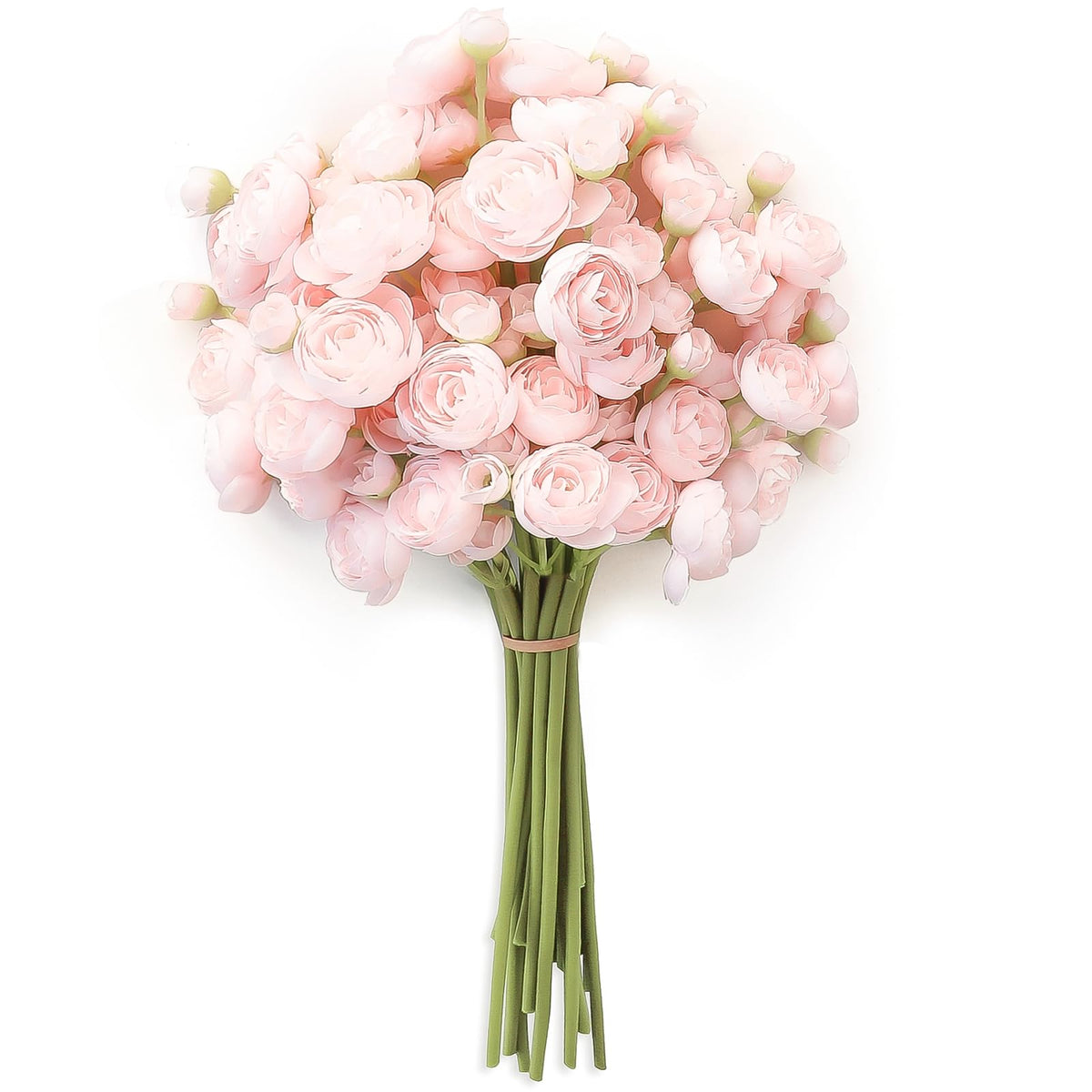 Floroom blush ranunculus 18pcs bouquet filler for wedding decor
