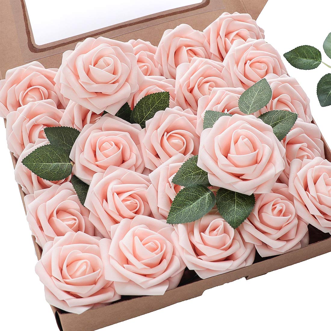 Floroom blush foam roses for DIY wedding bouquets and centerpieces.