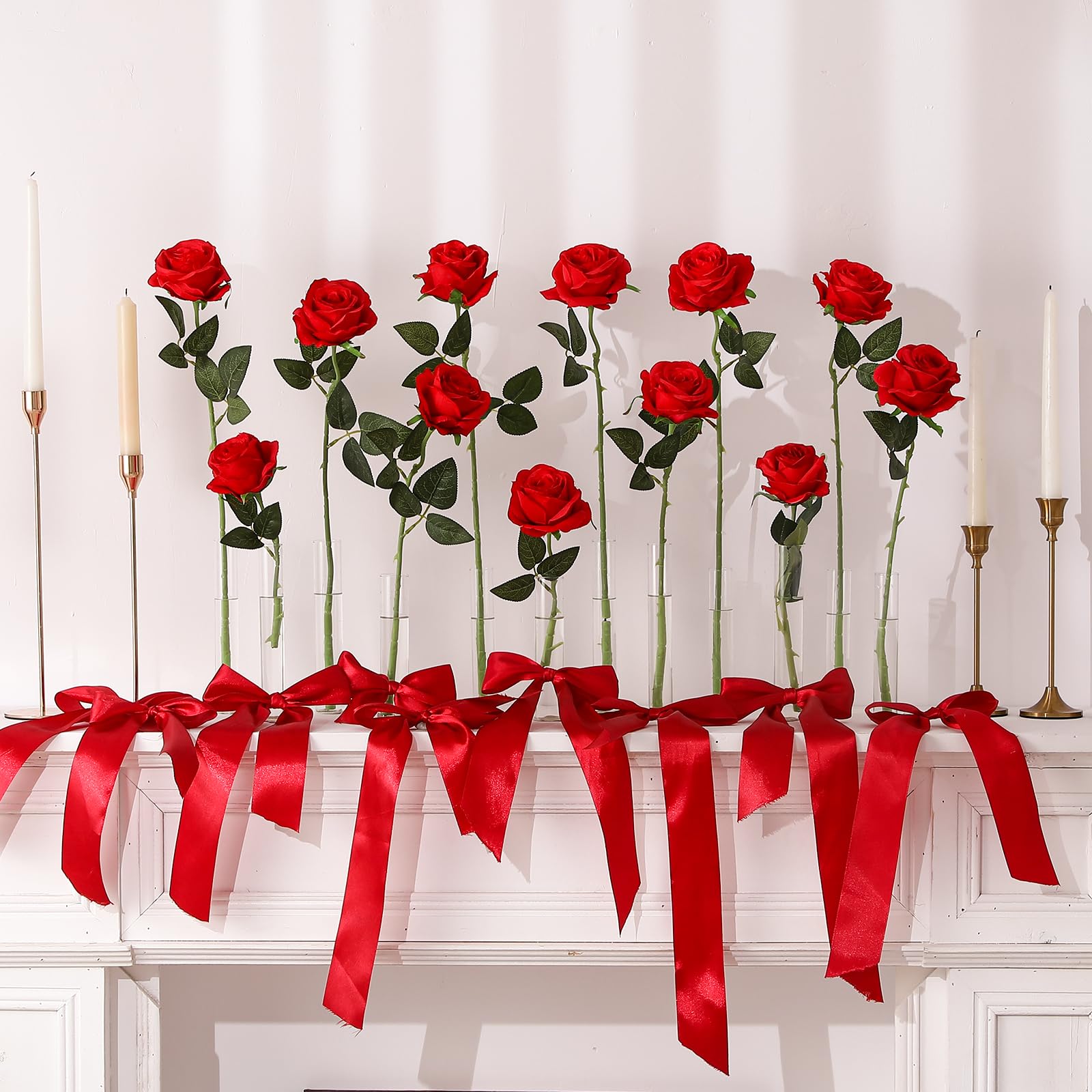FLORRALIA Hawesome durable, maintenance-free roses provide long-lasting decor.