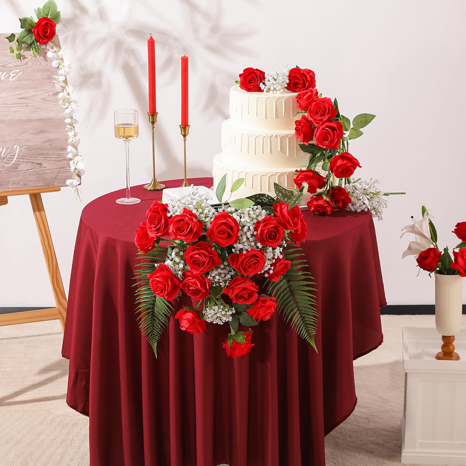 FLORRALIA Hawesome long stem roses great for wedding centerpieces and premium arrangements.