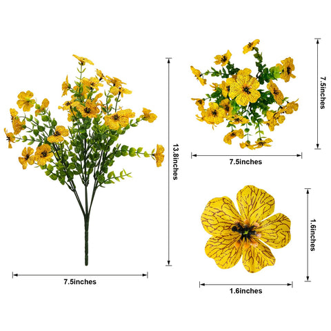 Flortevera trailing artificial vines ideal for hanging planters and trellises
