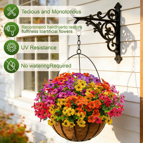 Flortevera weatherproof outdoor flowers resist sun and weathering