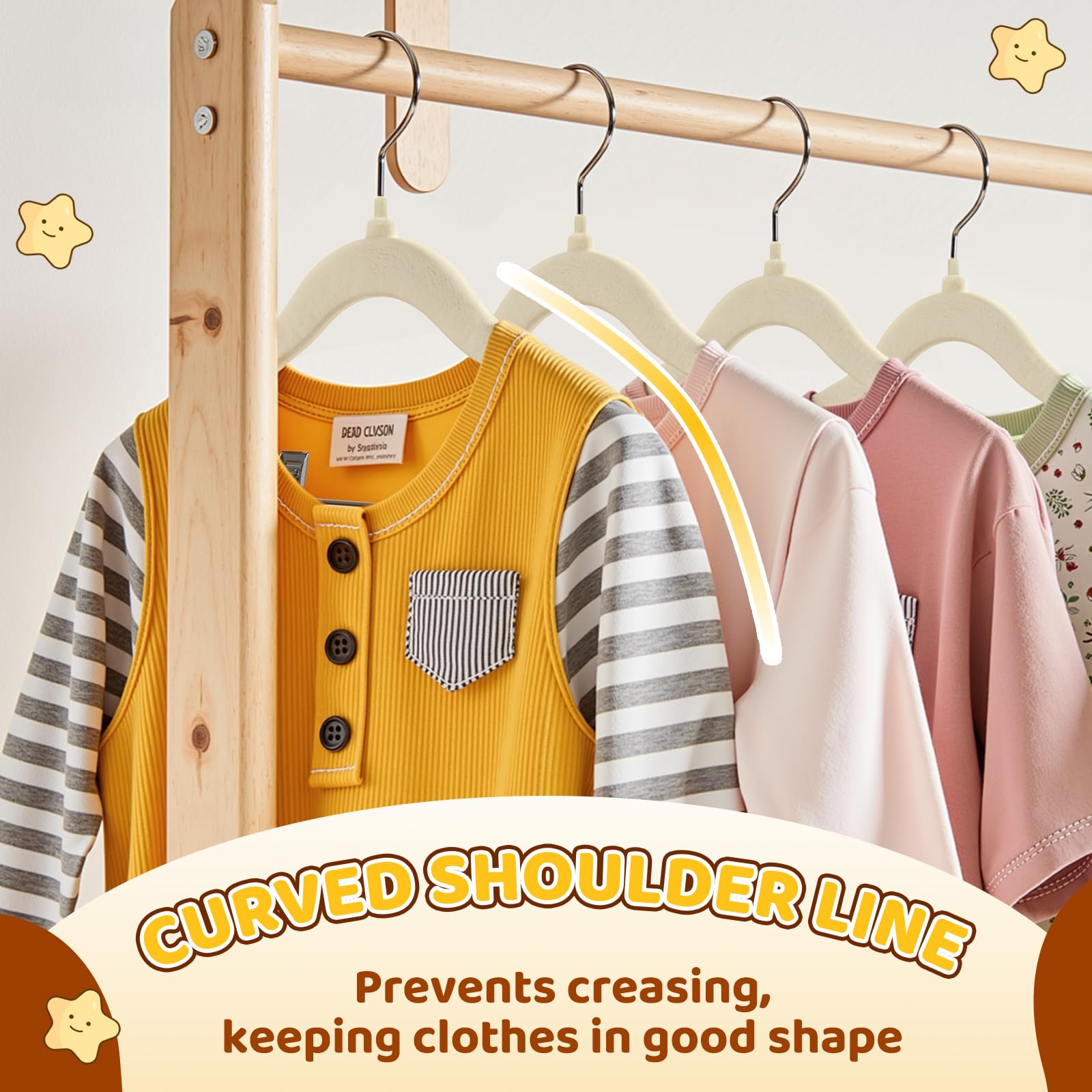 360 swivel hook on Flottian hangers for easy access from any angle.