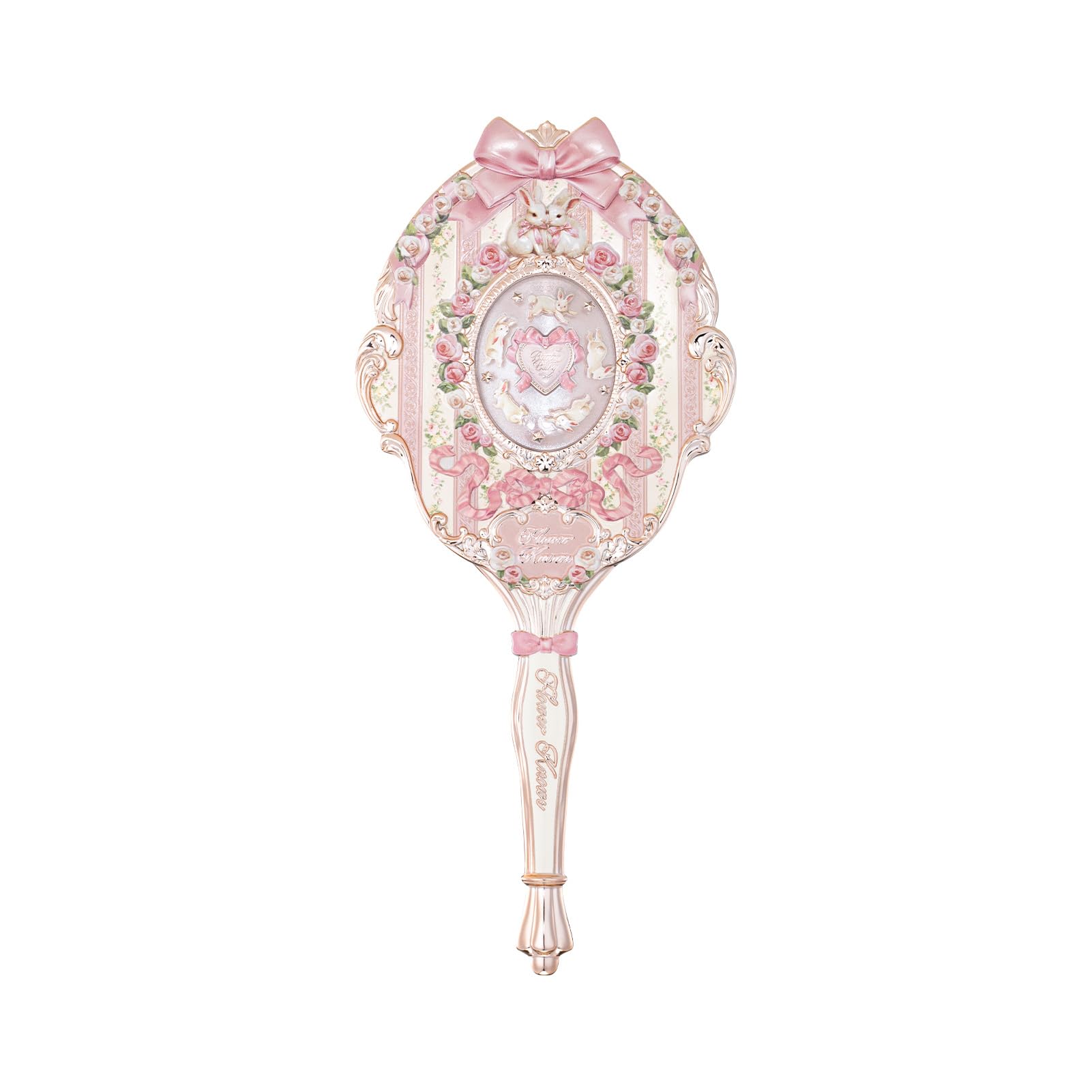 Flower Knows Bunny Garden collection mirror with whimsical bunny design for daily vanity