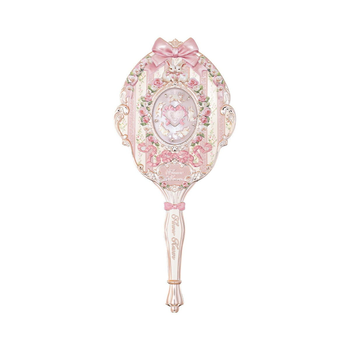 Flower Knows Bunny Garden collection mirror with whimsical bunny design for daily vanity