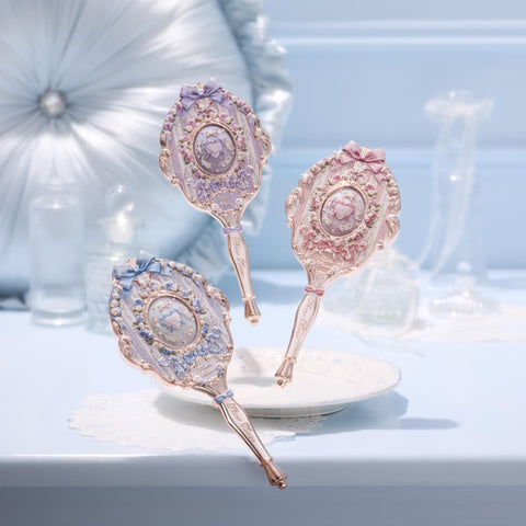 Flower Knows Daily-Use Vanity Mirror supports quick grooming checks