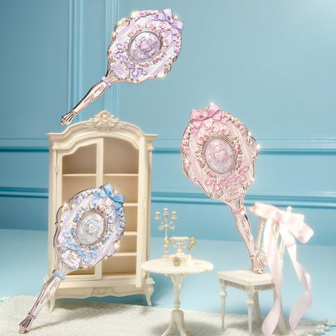 Flower Knows Decorative Ornate Design adds whimsy to a dressing table