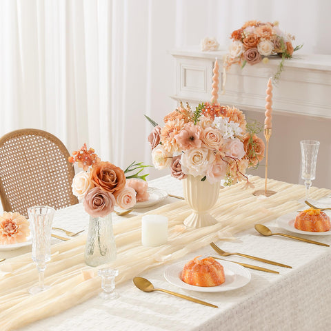 Floweroyal DIY wedding bouquet assembly showing easy color coordination