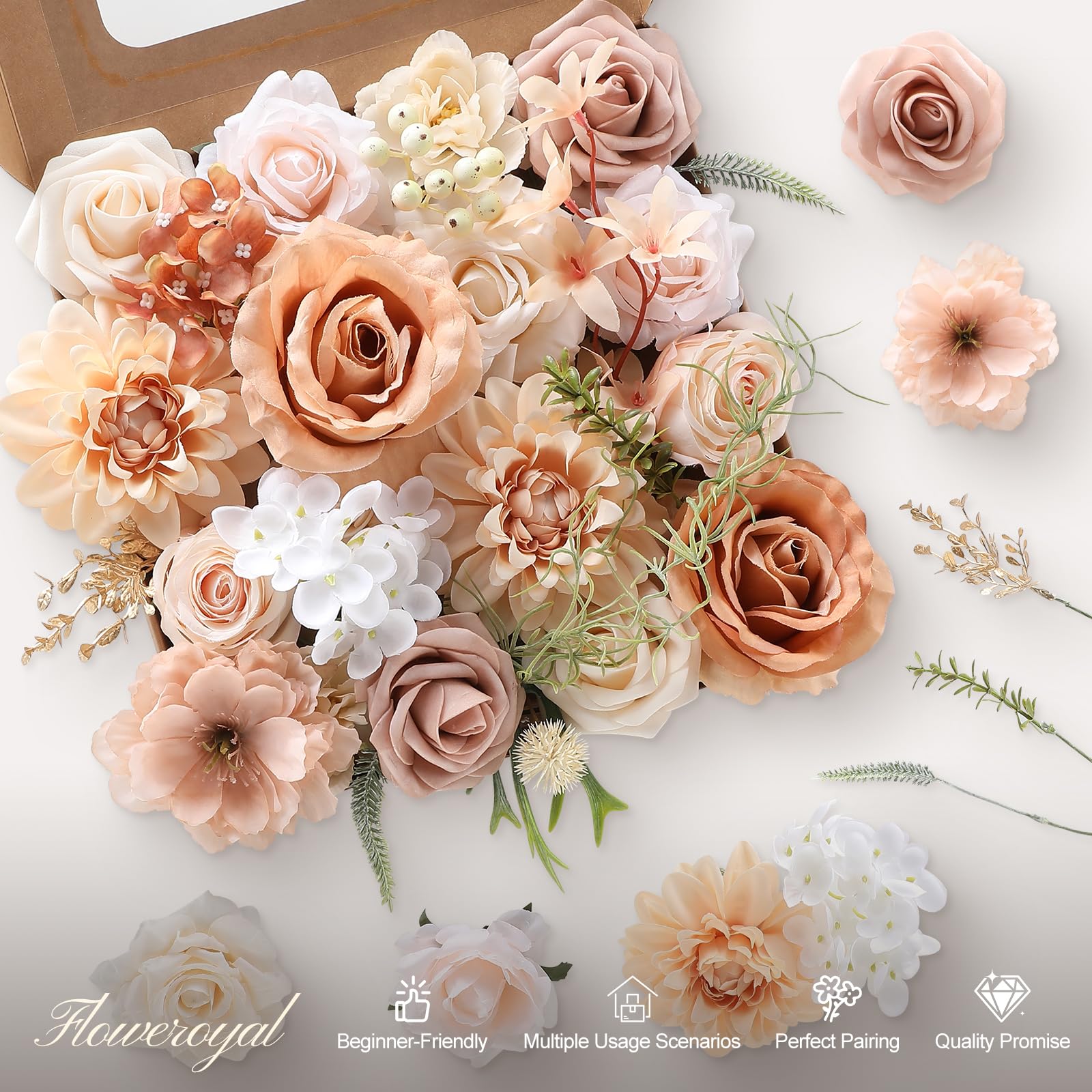 Floweroyal easy-care artificial flowers stay vibrant with minimal maintenance