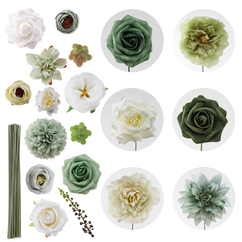 Floweroyal home decor accents bring a natural green touch