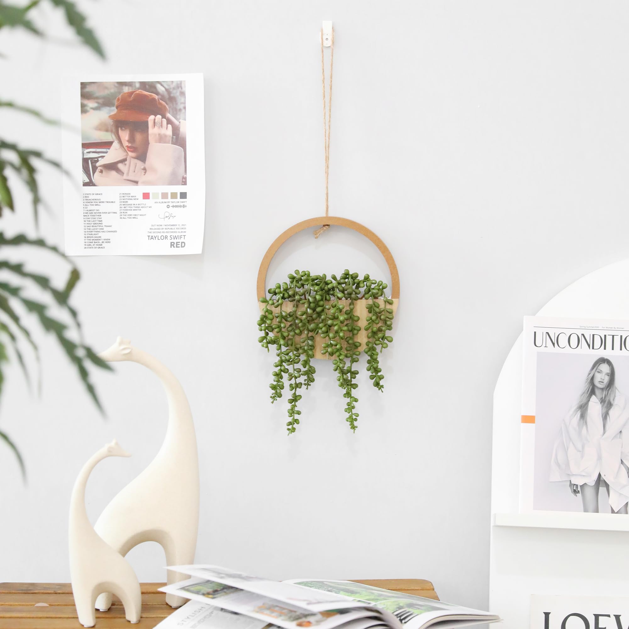 Floweroyal two-pack hanging plants fit small spaces and add warmth.