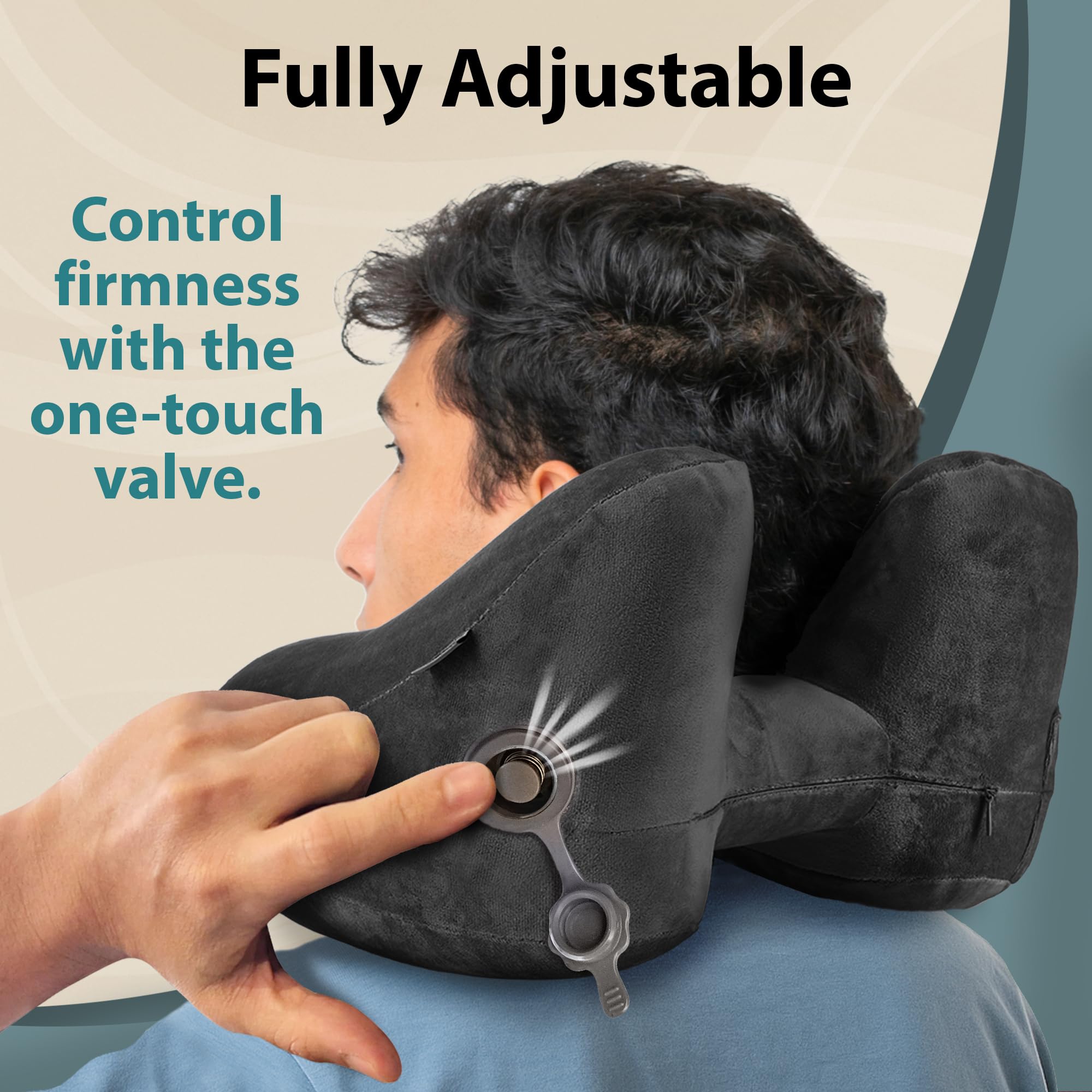 FLOWZOOM Air Pillow fast-inflation valve enables quick setup before takeoff