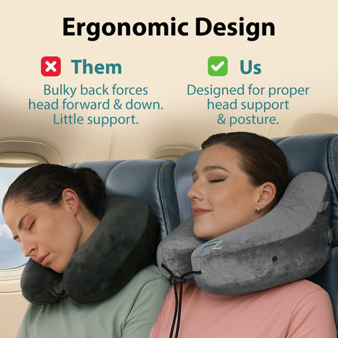 FLOWZOOM Air Pillow leak-proof valve maintains stable pressure during long trips.