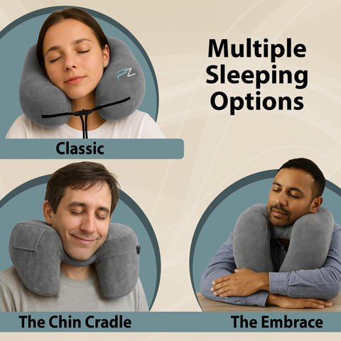 FLOWZOOM Air Pillow plush cover is machine washable for easy cleaning.
