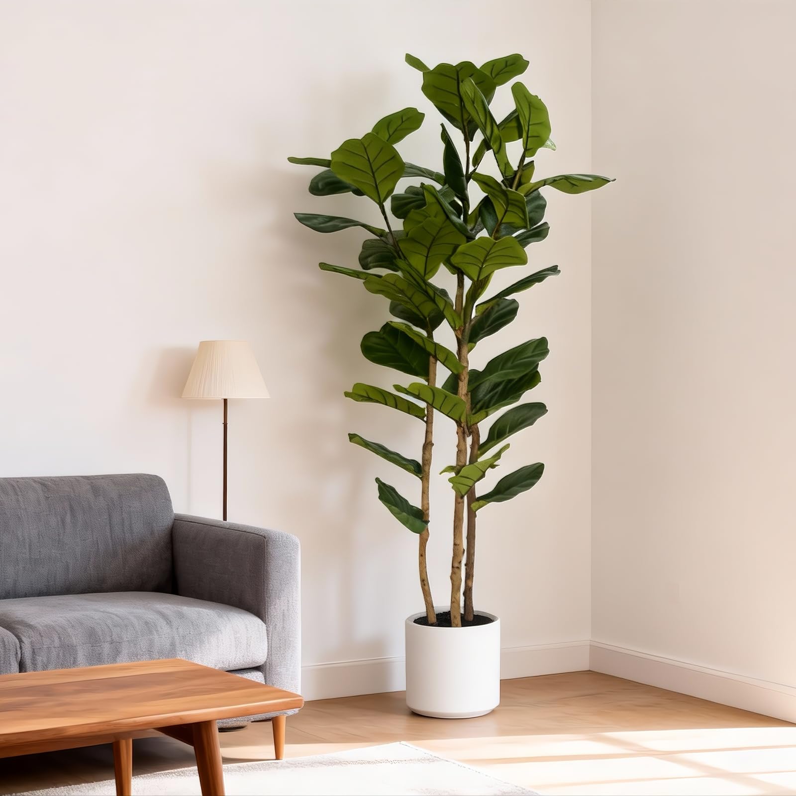 FLRLIVING weighted cement base ensures stability on any floor