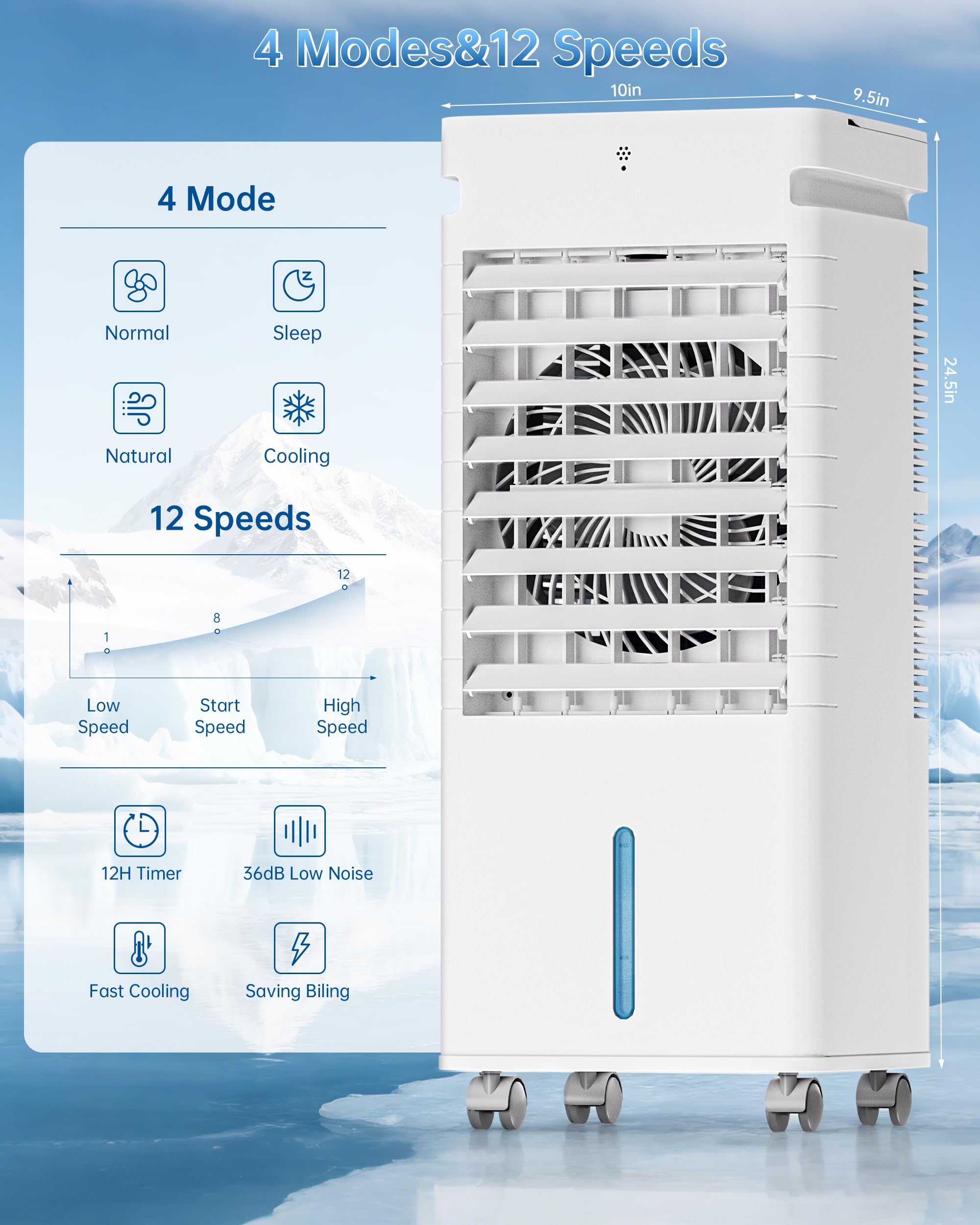 Fluencara remote control in use, convenient operation from across the room.
