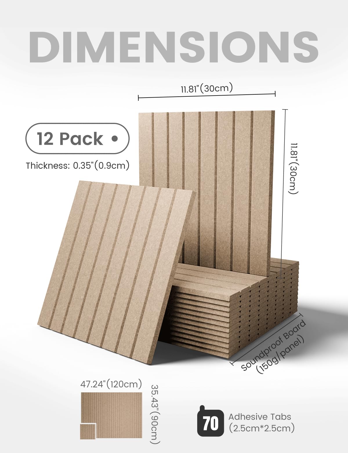 Fluxynara 11.8-inch square felt tiles forming a flexible wall layout