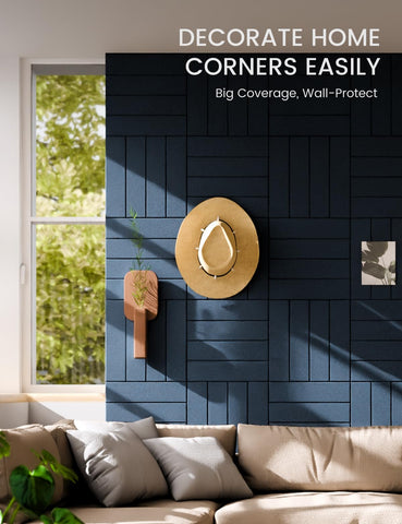 Fluxynara adhesive tabs enabling damage-free hanging on smooth walls.