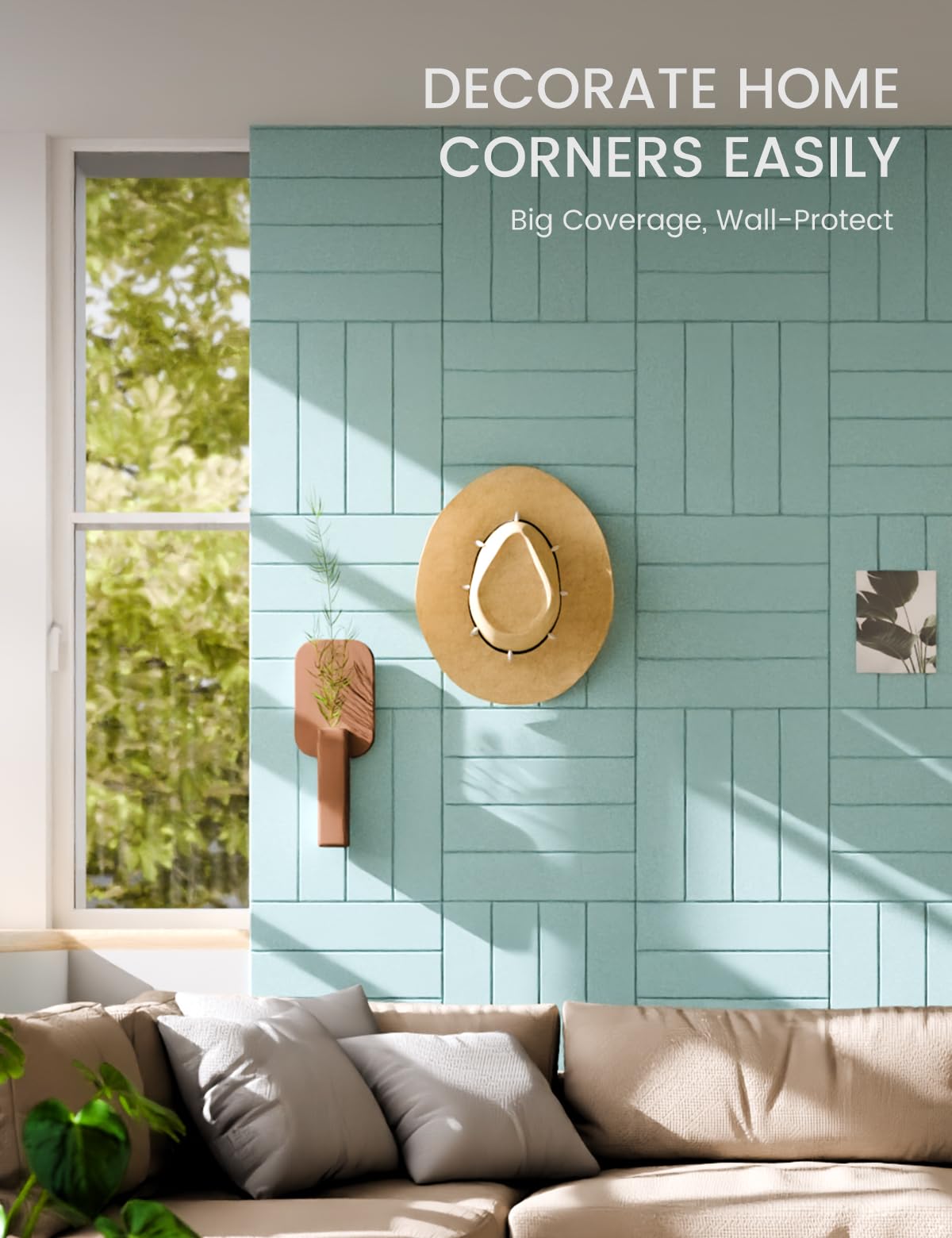 Fluxynara adhesive tabs provide damage-free hanging on smooth surfaces