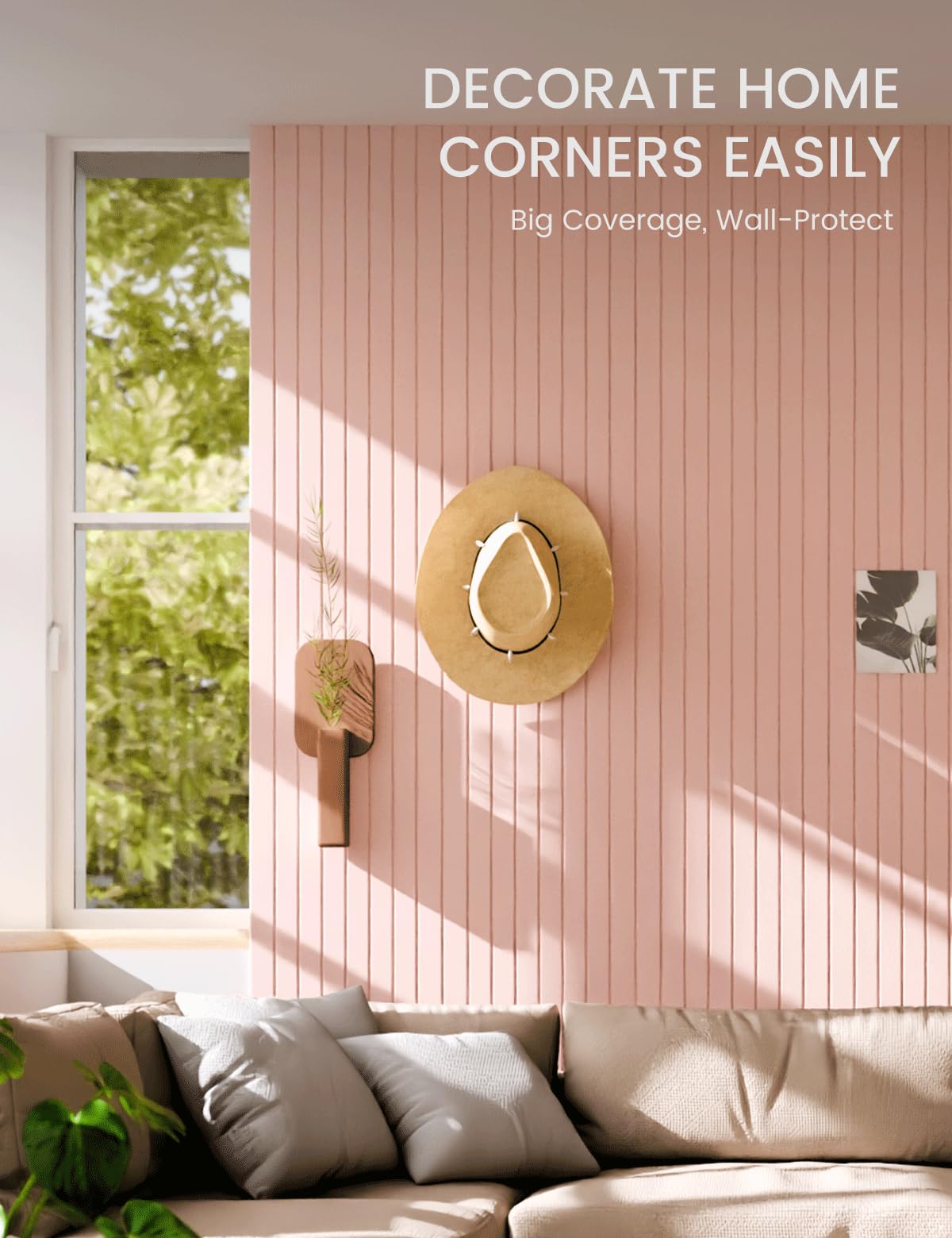 Fluxynara adhesive tabs 70-pack enables damage-free hanging on smooth surfaces.
