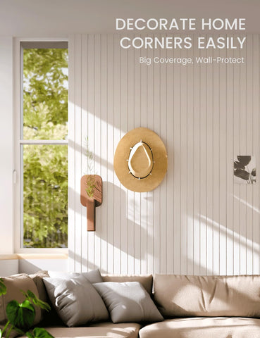 Fluxynara adhesive tabs pack enabling clean, damage-free wall mounting.