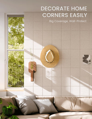 Fluxynara adhesive tabs secure tiles on smooth walls with clean removal.