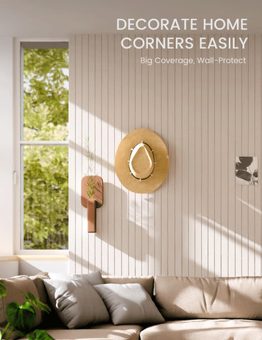 Fluxynara seventy removable adhesive tabs for damage-free hanging.