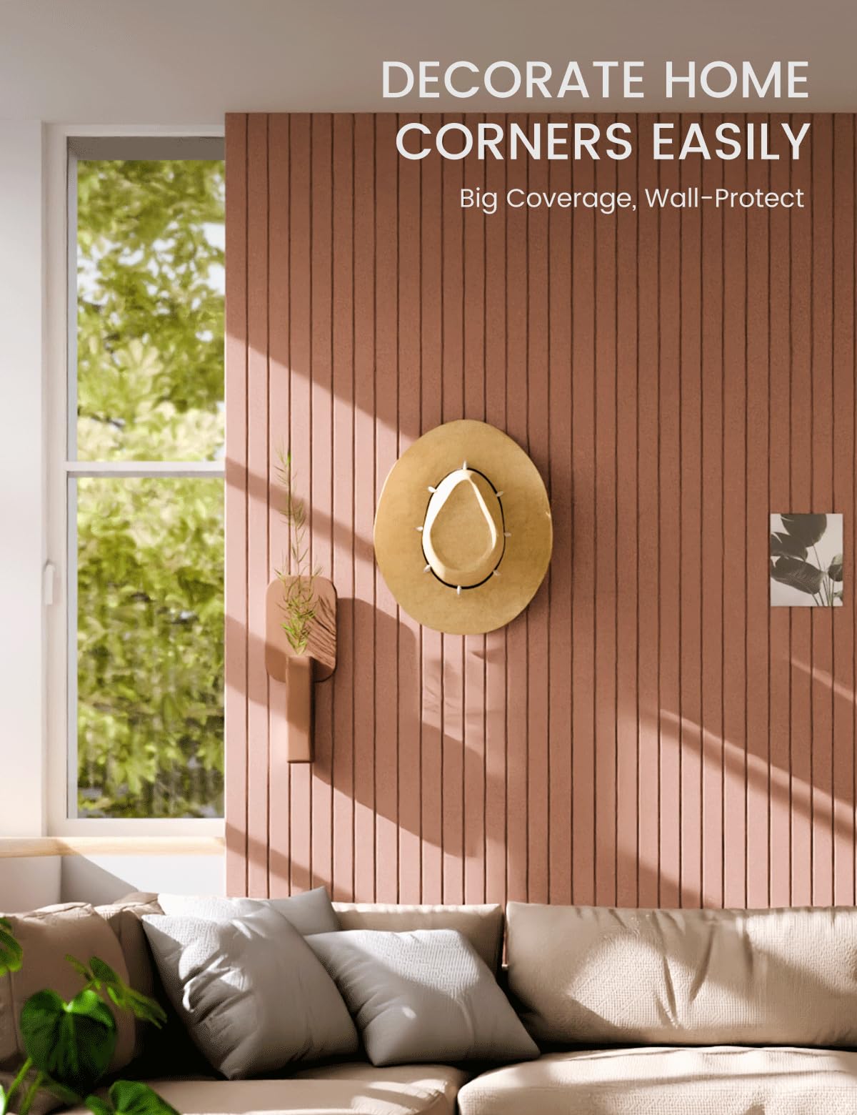 Fluxynara adhesive tabs close-up for damage-free hanging on smooth surfaces.