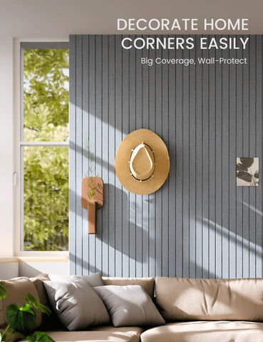 Fluxynara adhesive tabs attach securely to walls with damage-free removal.