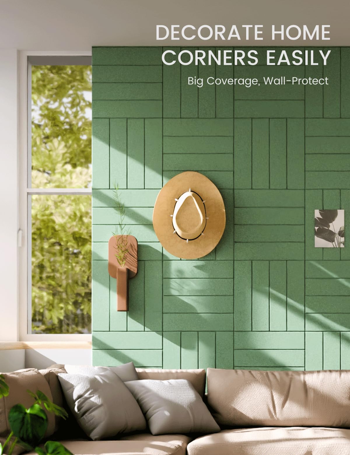 Fluxynara adhesive tabs provide damage-free mounting on smooth surfaces.