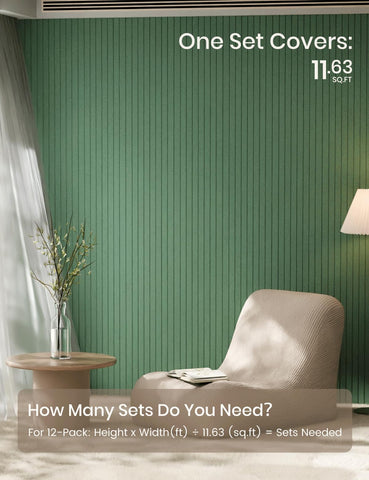 Fluxynara moss green wall display shows modular design