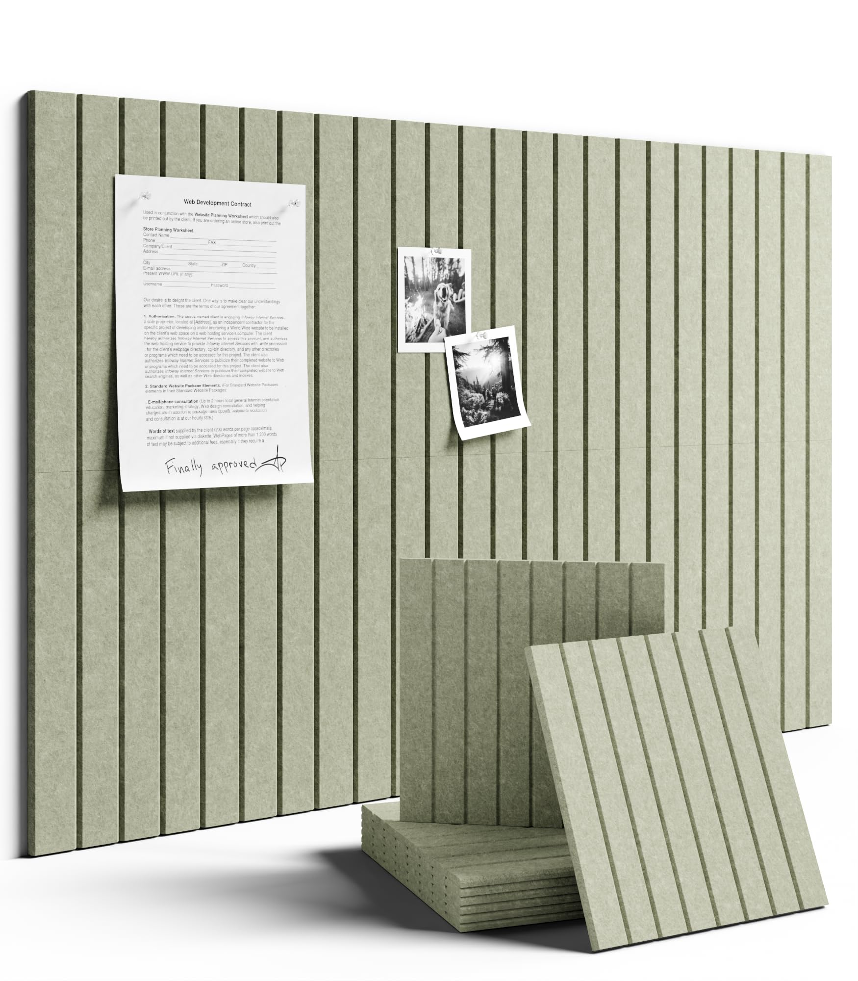 Fluxynara large felt tiles arranged for a customizable workspace