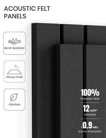 Fluxynara charcoal gray felt board with a durable surface