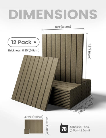 Fluxynara felt tiles with 9mm thickness for a durable, professional surface