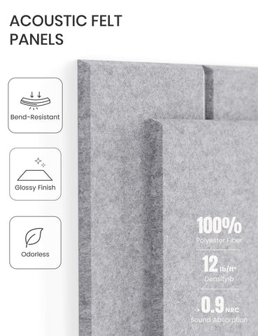 Fluxynara dense polyester felt tiles delivering durable, professional appearance