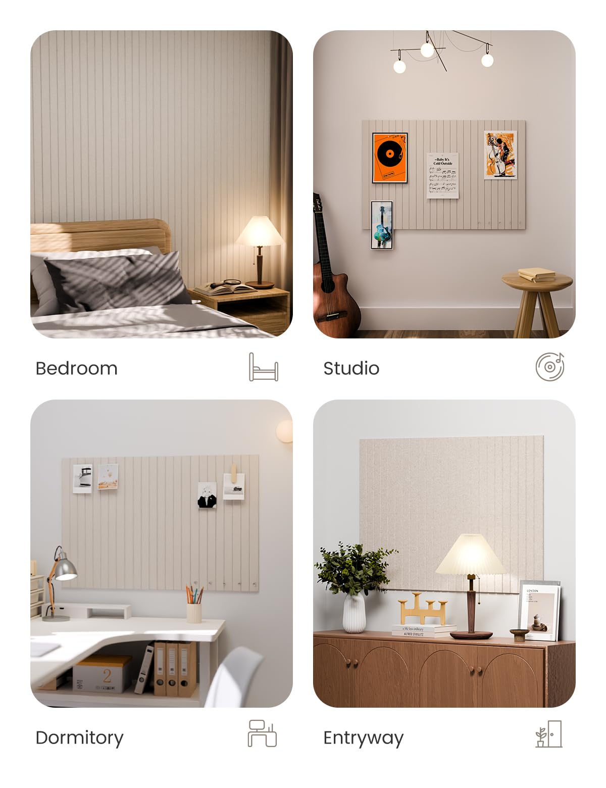 Fluxynara heavyweight felt tiles 150g offer durable pin surface.