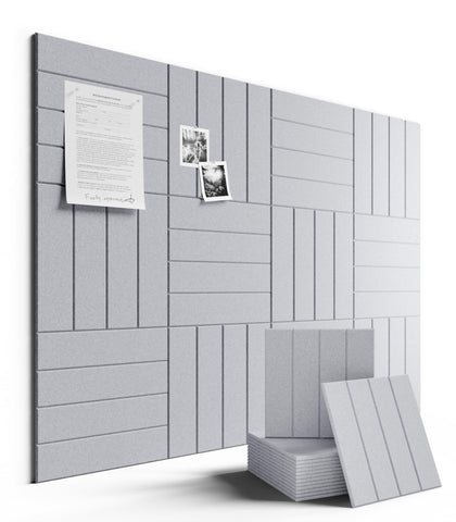 Fluxynara large felt bulletin board tiles forming a customizable wall display for schedules