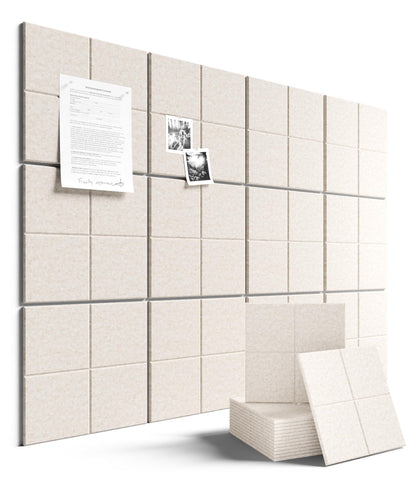 Fluxynara large felt bulletin board tiles arranged in a grid for organized notes.
