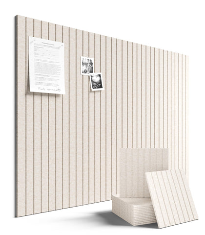 Fluxynara large felt bulletin board tiles for customizable wall organization.