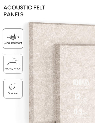 Fluxynara modular felt panels enabling flexible layouts for any room.