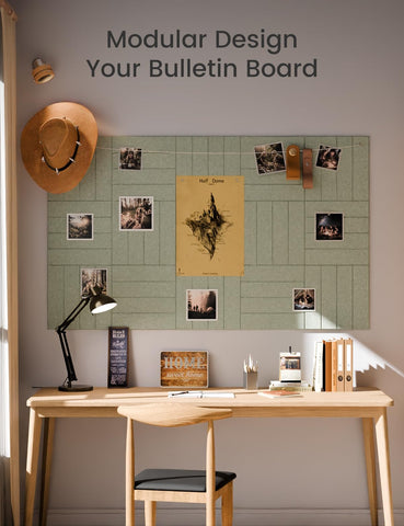 Fluxynara tiles in a busy office help organize notes and ideas