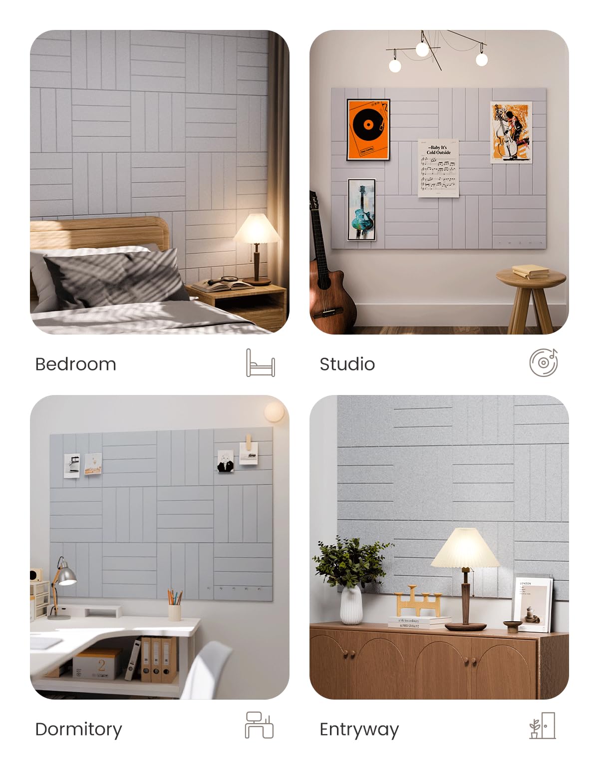 Fluxynara NRC up to 0.95 reduces echo for quieter spaces