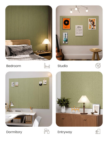 Fluxynara board offers sound absorption, reducing ambient echo